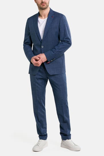 ROY ROBSON Wollmix-Anzug dunkelblau