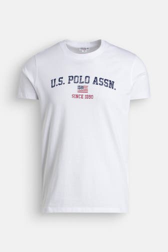 U.S. POLO ASSN. T-Shirt 'Cick' weiß