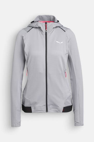 SALEWA Fleecejacke 'Pedroc' hellgrau