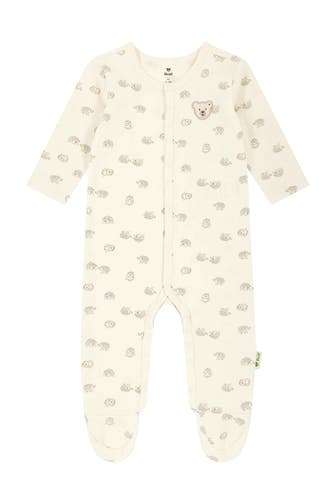 STEIFF Strampler ecru gemustert