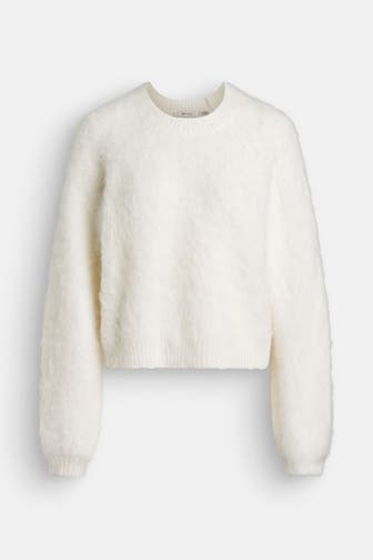 GESTUZ Wollmix-Pullover ecru