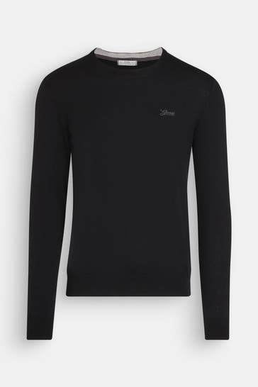 GUESS Strickpullover schwarz