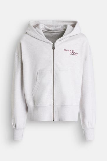 MARC O'POLO Sweatjacke hellgrau