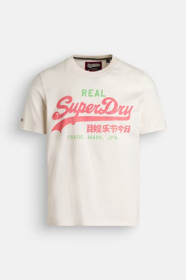 SUPERDRY T-Shirt ecru