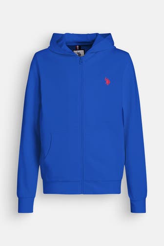 U.S. POLO ASSN. Sweatjacke 'Deny' azurblau