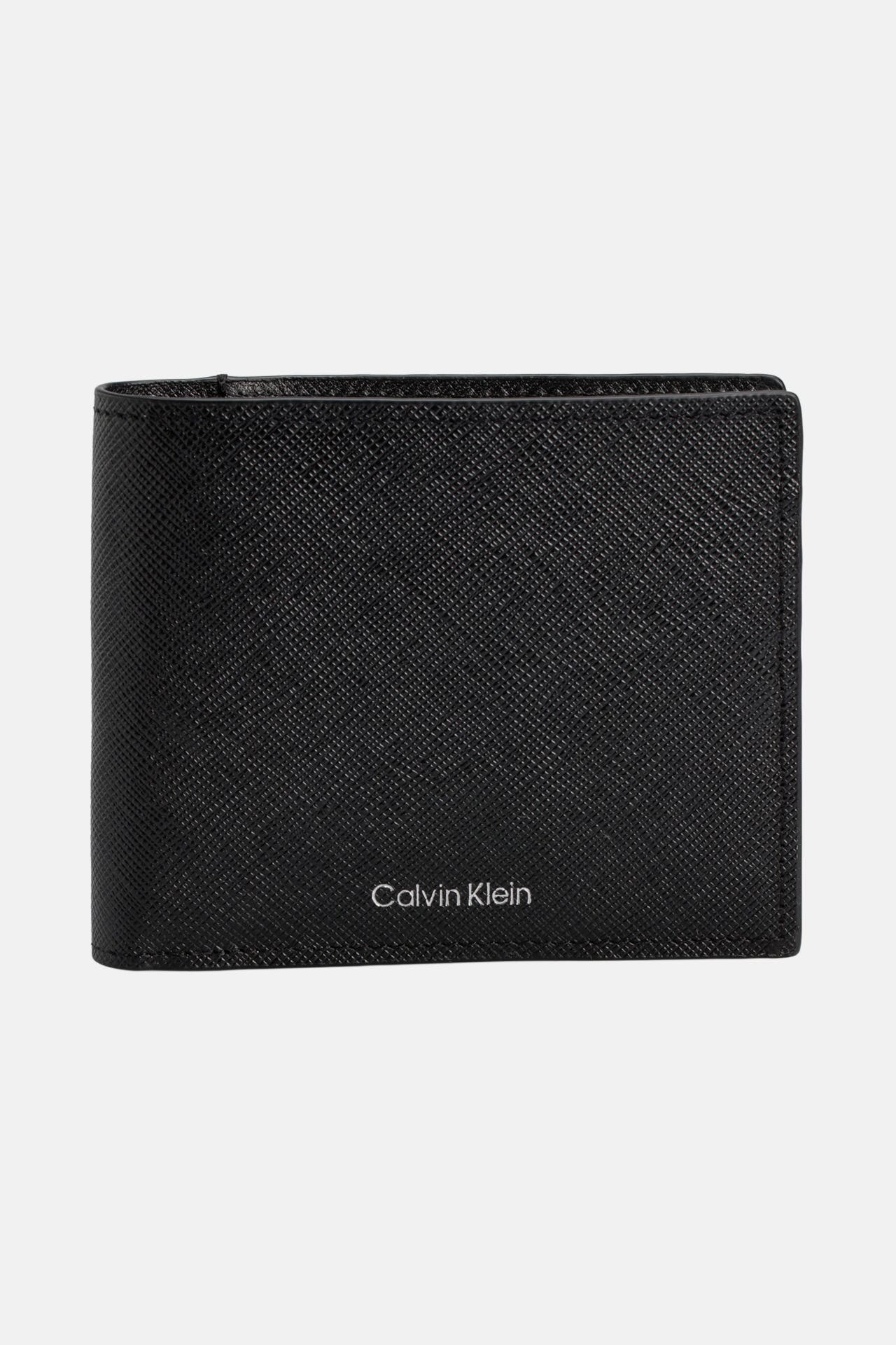 CALVIN KLEIN Ledergeldbörse schwarz, Bild 1