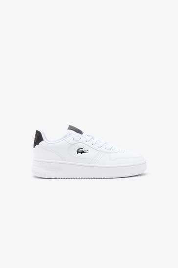 LACOSTE Leder-Sneaker weiß
