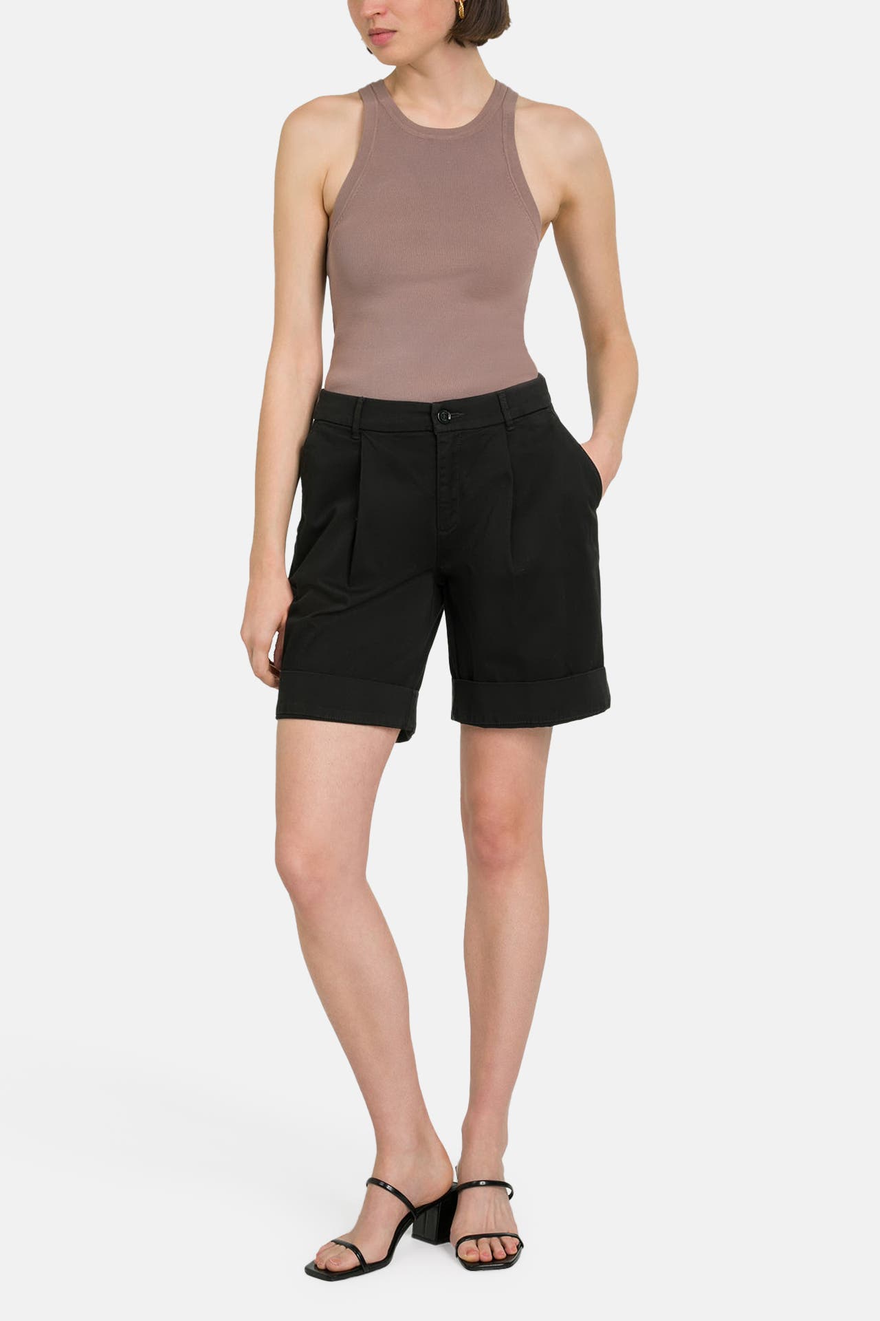 BOSS ORANGE Jeansshorts 'Taggie' schwarz, Bild 1