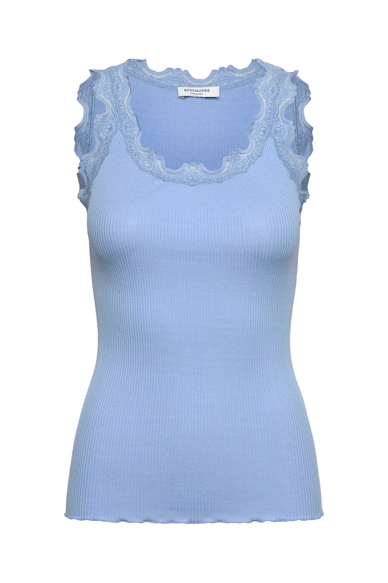 ROSEMUNDE Seidenmix-Top hellblau, Bild 1