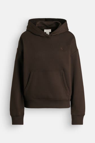 CALVIN KLEIN Hoodie dunkelbraun