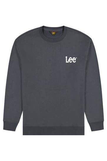 LEE Sweatshirt 'Wobbly' dunkelgrau