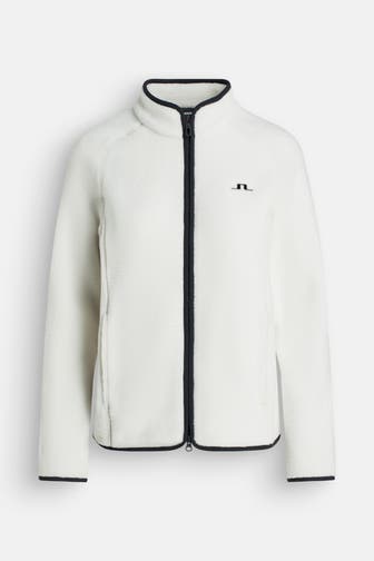 J.LINDEBERG SPORTSWEAR Fleecejacke 'Catherine' weiß