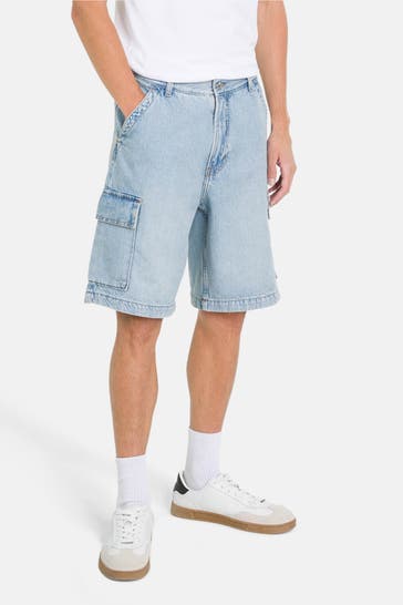 CALVIN KLEIN Jeansshorts hellblau