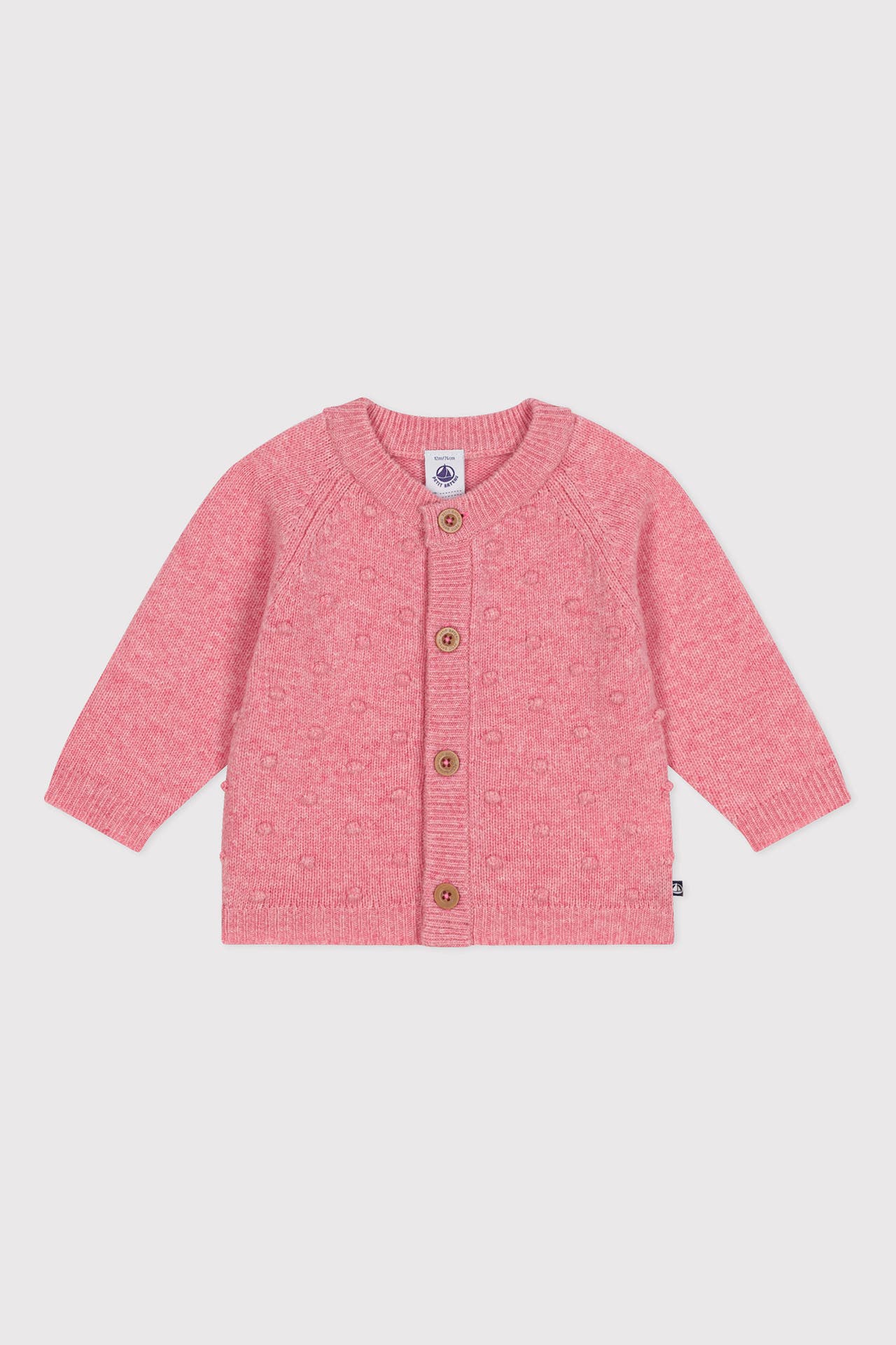 PETIT BATEAU Strickjacke rosa, Bild 1