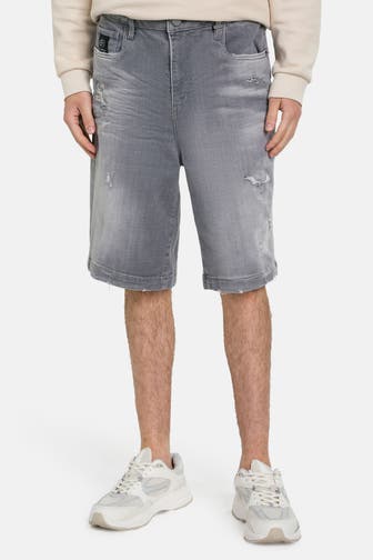 ELIAS RUMELIS Jeansshorts 'Bahar' grau