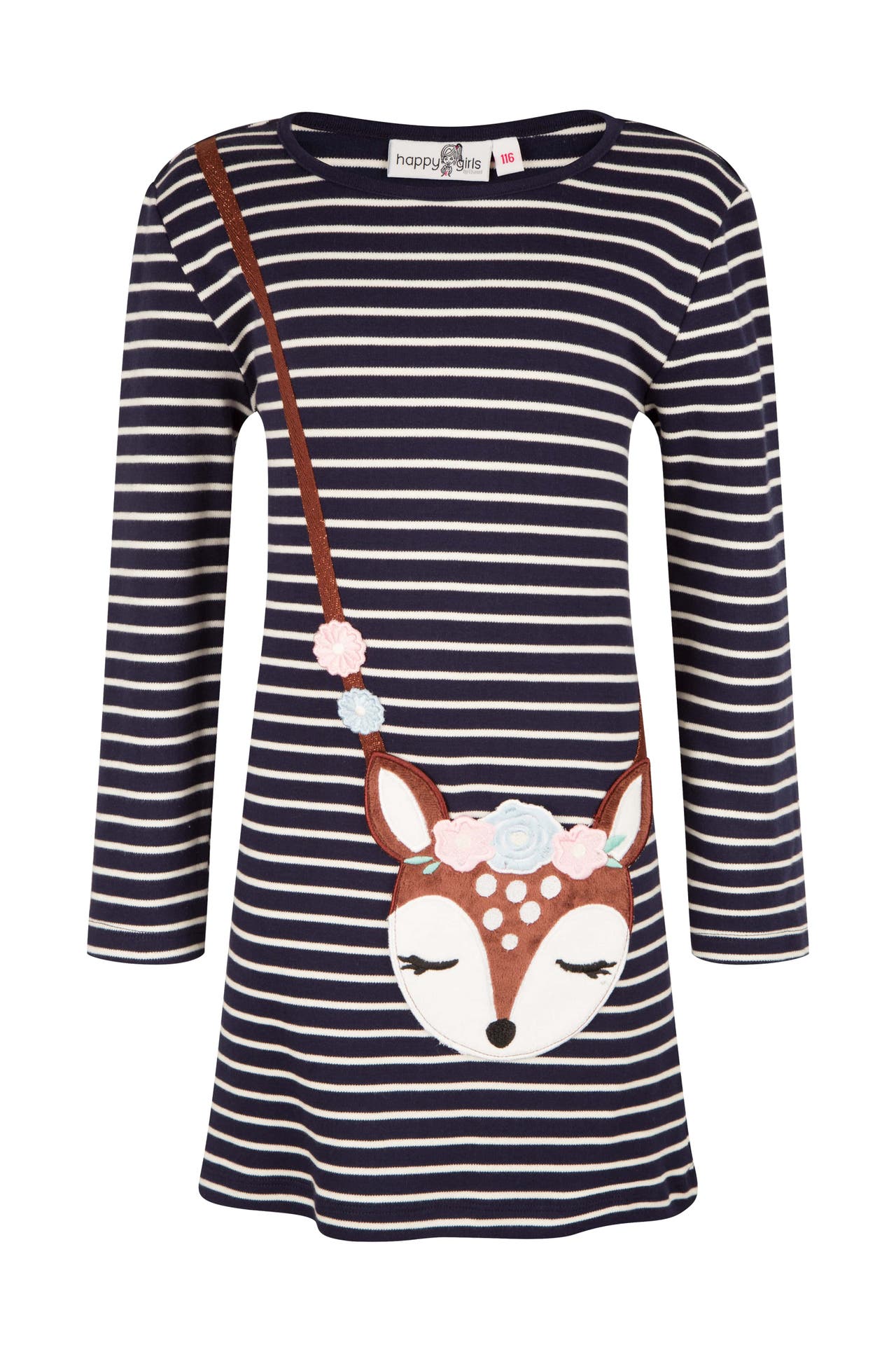 HAPPY GIRLS Sweatshirt-Kleid gestreift, Bild 1