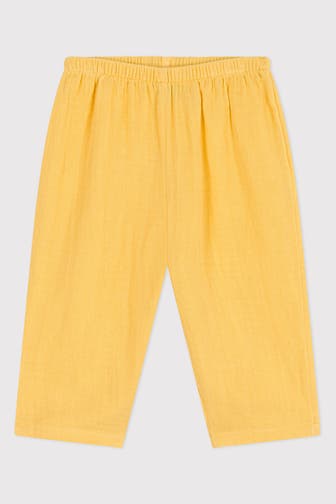 PETIT BATEAU Stoffhose gelb