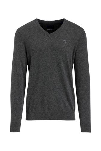 GANT Wollpullover dunkelgrau
