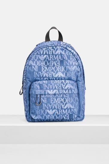EMPORIO ARMANI Rucksack gemustert