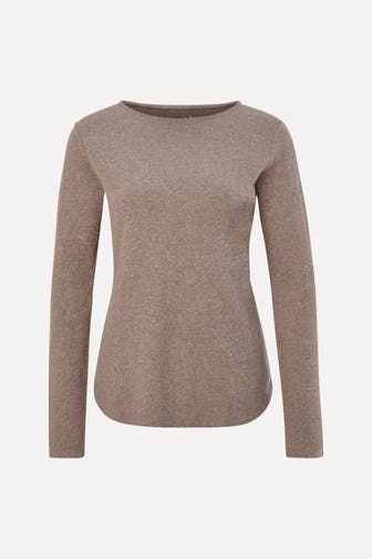 JUVIA Strickpullover taupe