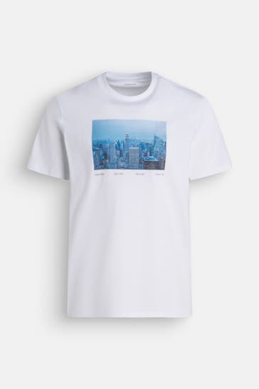 CALVIN KLEIN T-Shirt weiß