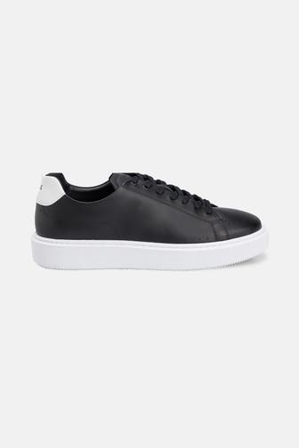 BOSS Leder-Sneaker 'Colyn' schwarz