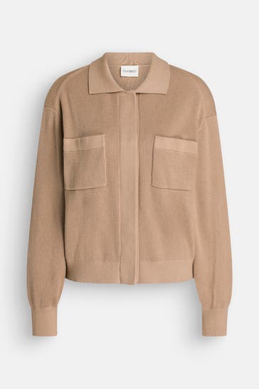 CLOSED Strickjacke hellbraun