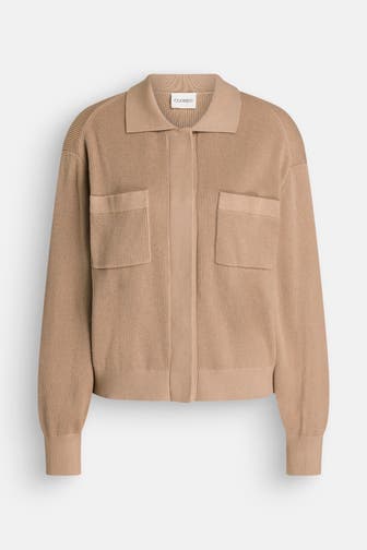 CLOSED Strickjacke hellbraun