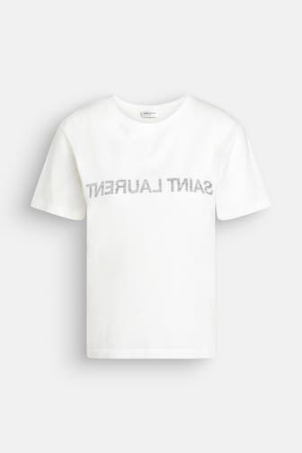 SAINT LAURENT T-Shirt weiß