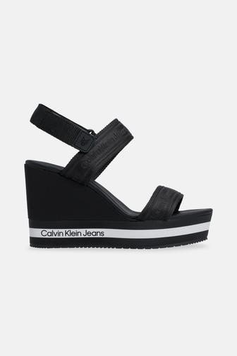 CALVIN KLEIN Sandaletten 'Natalia' schwarz