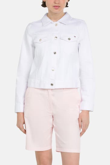 TOMMY HILFIGER Jeansjacke weiß