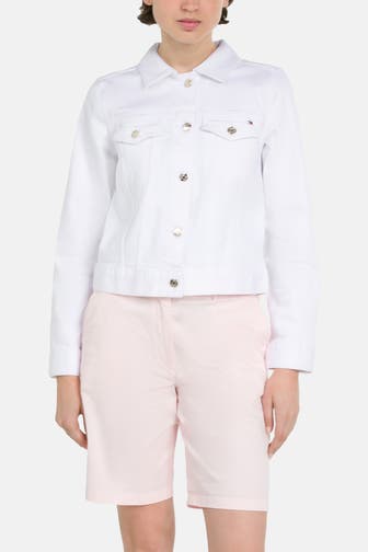 TOMMY HILFIGER Jeansjacke weiß