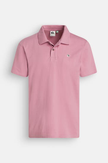 QUIKSILVER Polo-Shirt 'DNA' rosa