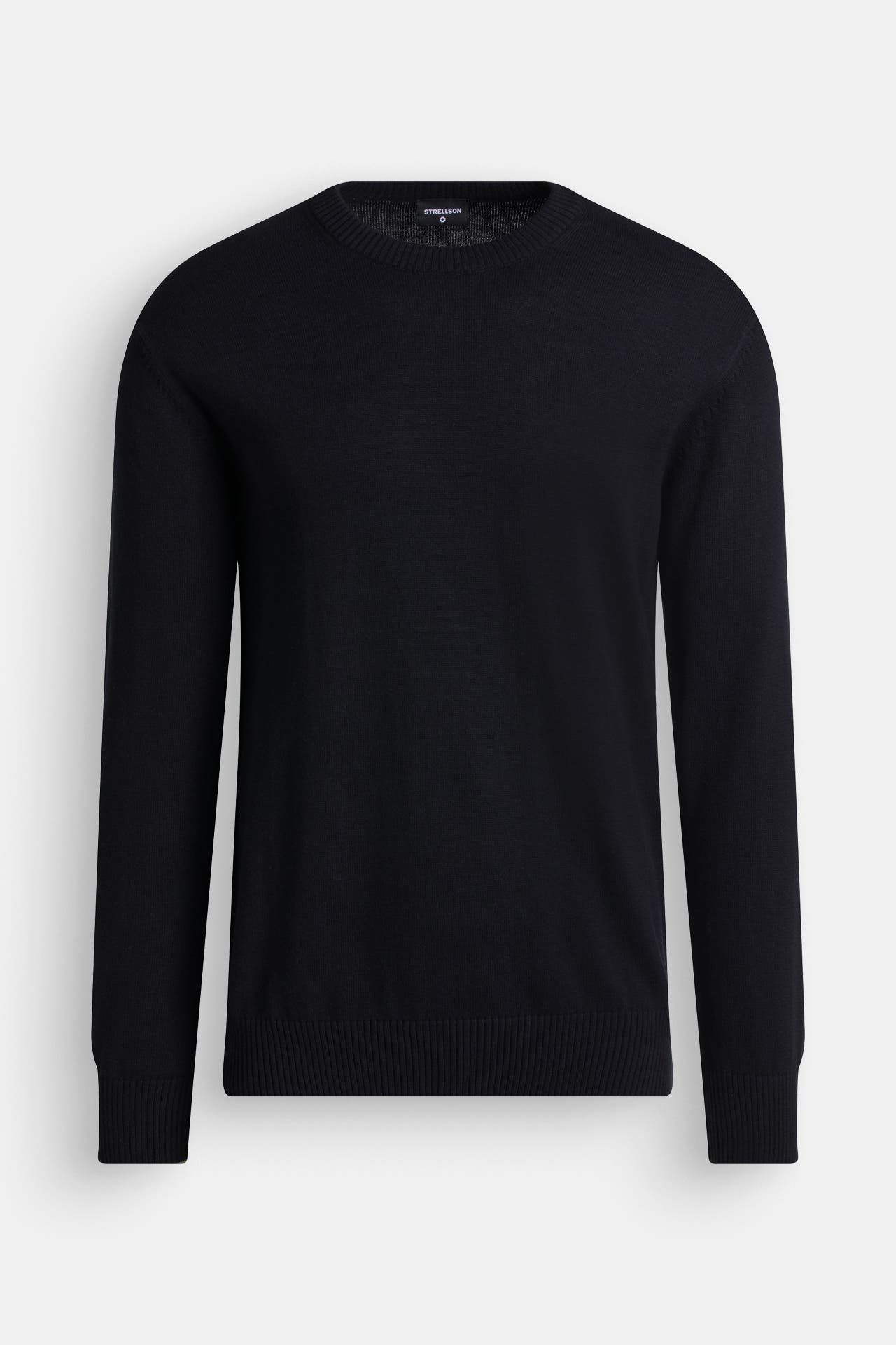STRELLSON Feinstrick-Pullover 'Aiden' nachtblau, Bild 1