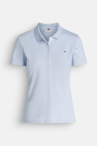TOMMY HILFIGER Polo-Shirt hellblau