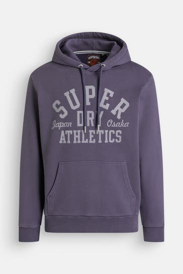 SUPERDRY Hoodie graublau