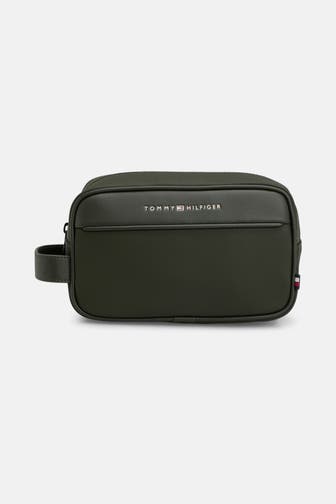 TOMMY HILFIGER Kulturbeutel dunkelgrün