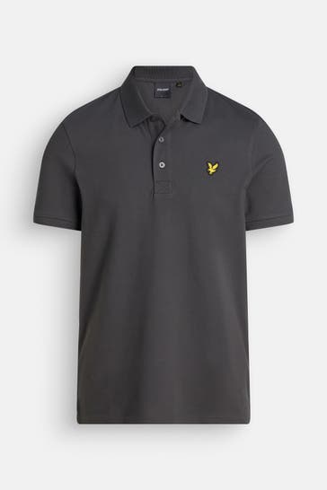 LYLE&SCOTT Polo-Shirt dunkelgrau