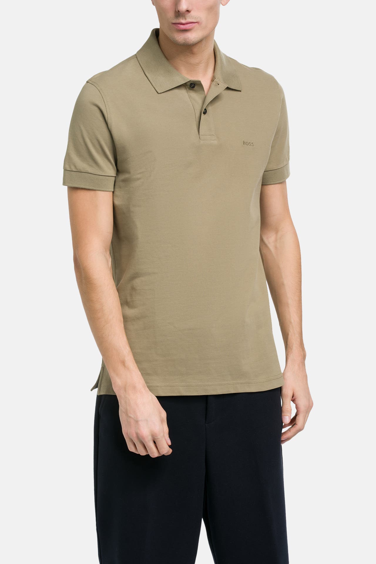 BOSS Polo-Shirt 'Firenze' graugrün, Bild 1