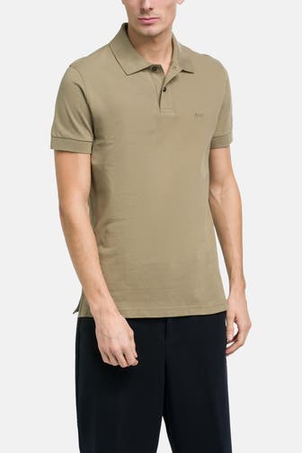 BOSS Polo-Shirt 'Firenze' graugrün