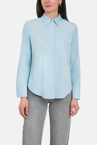 MARC O'POLO Bluse hellblau