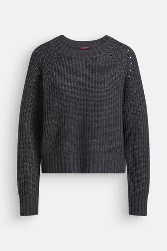 FRIEDA & FREDDIES NY Wollmix-Strickpullover dunkelgrau