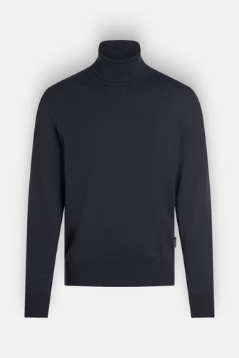 HECHTER Paris Wollpullover nachtblau
