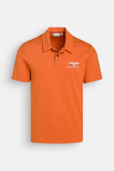 NAPAPIJRI Polo-Shirt dunkelorange