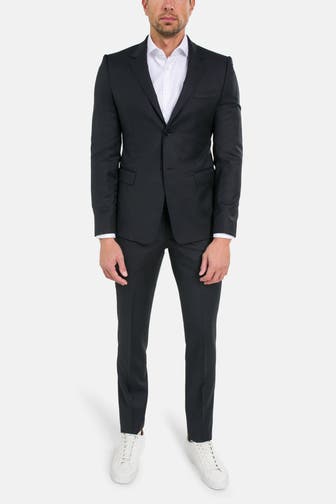 EMPORIO ARMANI Wollmix-Anzug gestreift