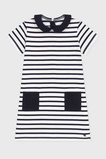PETIT BATEAU Kleid gestreift