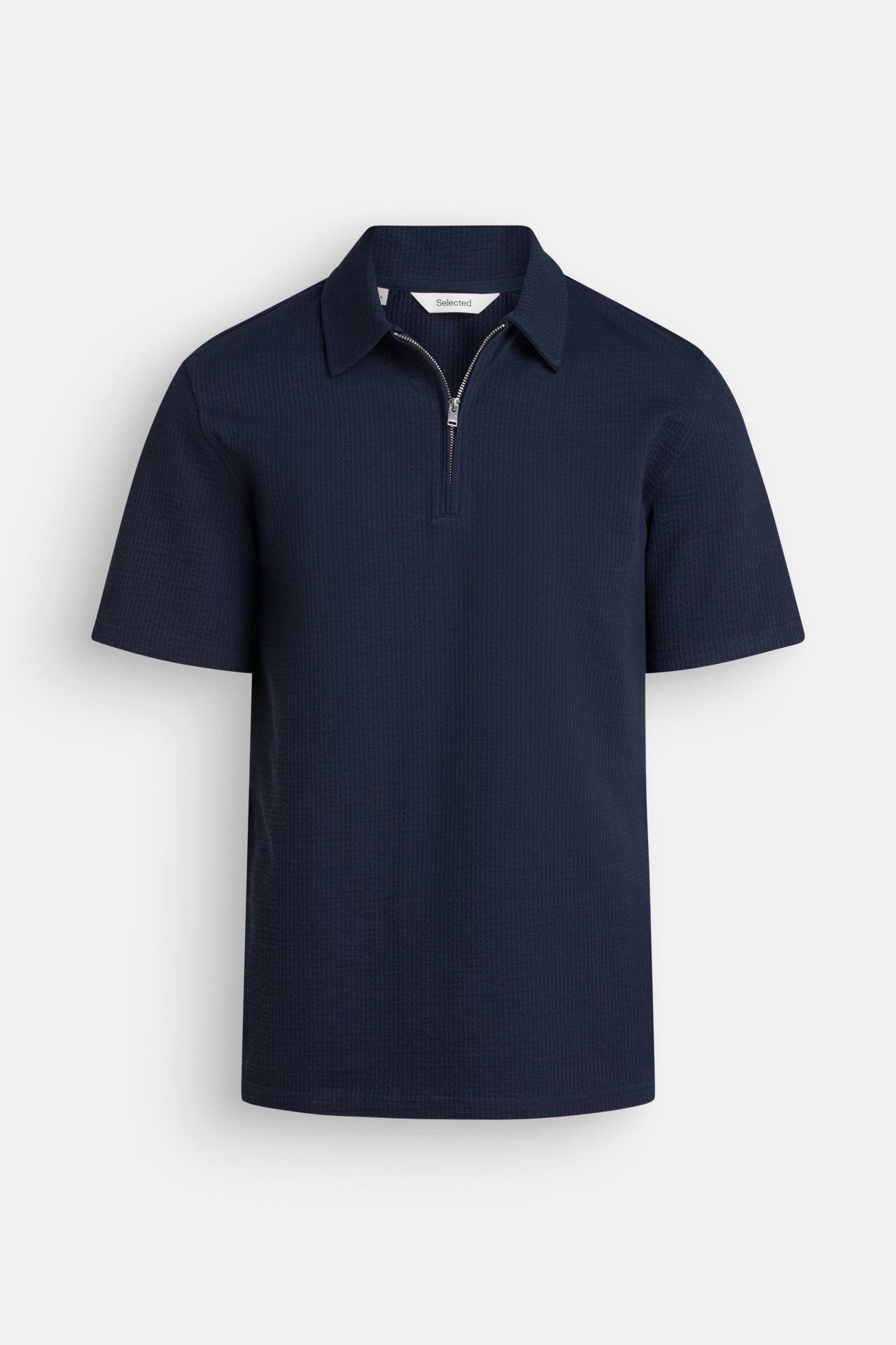 SELECTED Polo-Shirt nachtblau, Bild 1