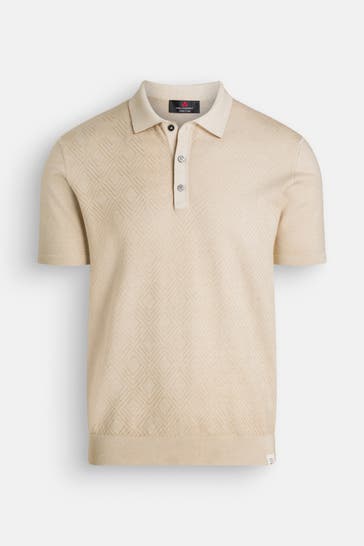 PEUTEREY Strick-Polo beige