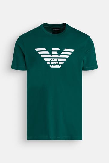 EMPORIO ARMANI T-Shirt smaragdgrün