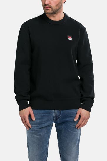 DIESEL Strickpullover schwarz